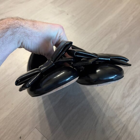 Loewe Black Patent Leather Bow Flats
Size: 37 (US 7) - Picture 7 of 11